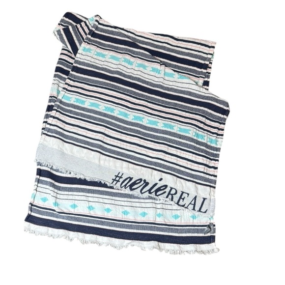 Aerie Knit Lightweight Striped Wrap - Picture 1 of 4